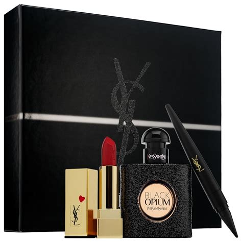 ysl mascara and lipstick gift set|ysl aftershave gift set.